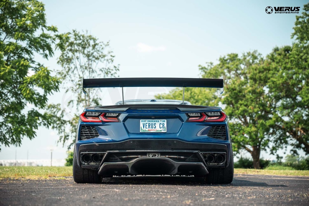 Swan Neck UCW Rear Wing Kit - Corvette Stingray (C8) - Image 2