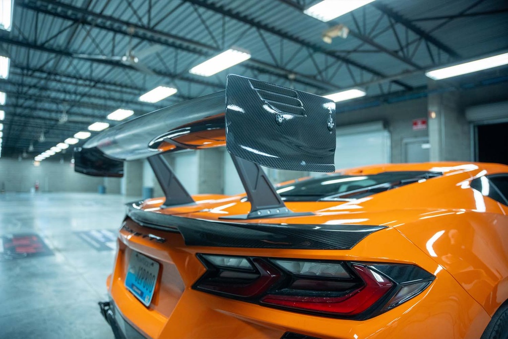 Swan Neck UCW Rear Wing Kit - Corvette Stingray (C8) - Image 3