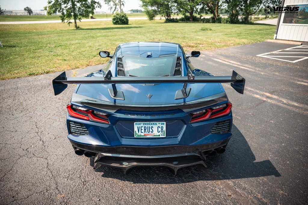 Swan Neck UCW Rear Wing Kit - Corvette Stingray (C8) - Image 4