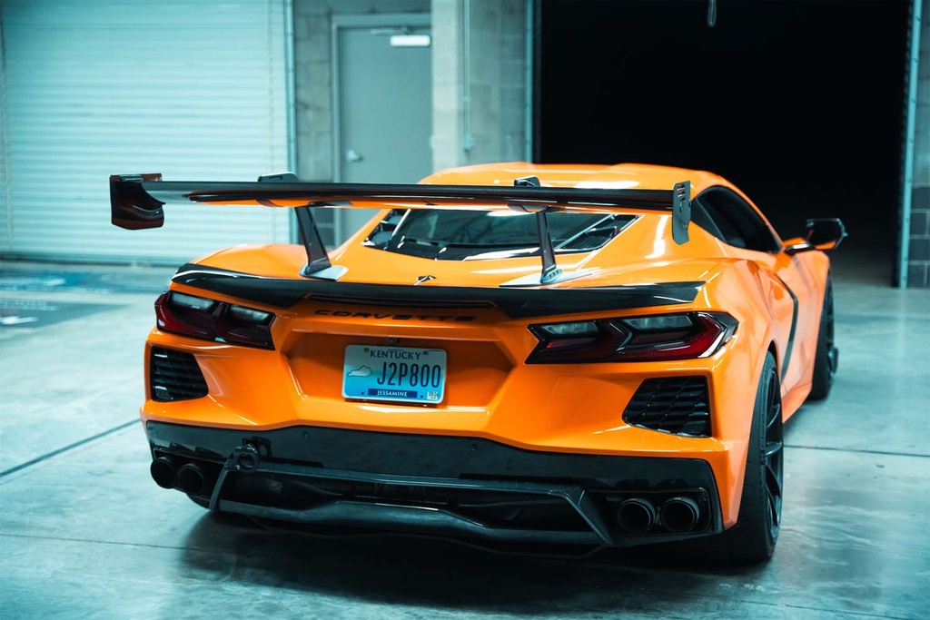 Swan Neck UCW Rear Wing Kit - Corvette Stingray (C8) - Image 8